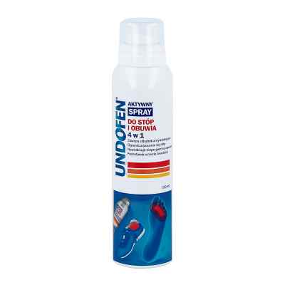 Undofen Aktywny spray do stóp i obuwia 4 w 1 150 ml od OMEGA PHARMA A.S. PZN 08300386