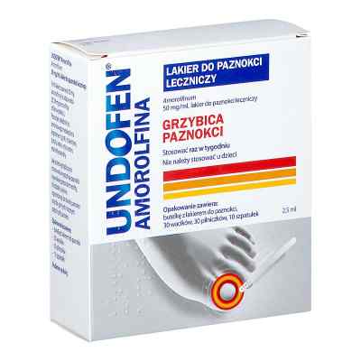 Undofen Amorolfina 2.5 ml od CHANELLE MEDICAL LTD PZN 08301636
