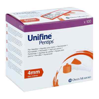 Unifine Pentips Kanüle 33 G 4 mm 100 szt. od OWEN MUMFORD GmbH PZN 13819003
