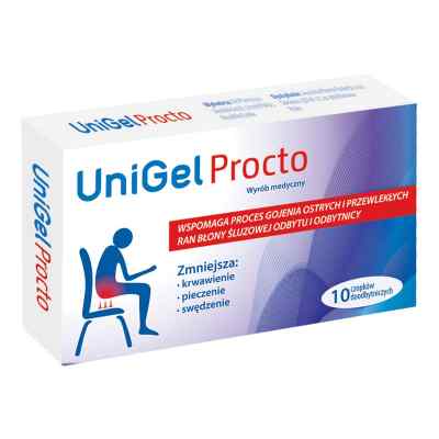 UniGel Procto czopki 10  od WAKE SPOL.S.R.O. PZN 08302901
