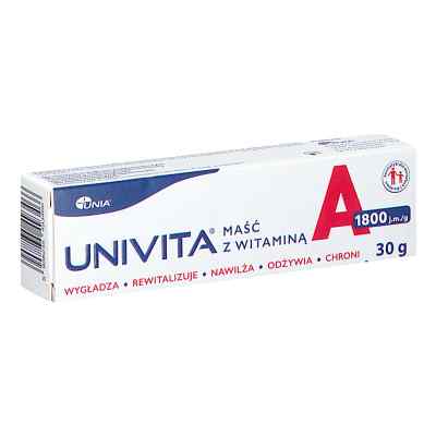 Univita maść z witaminą A 1800 j.m./g 30 g od  PZN 08304689