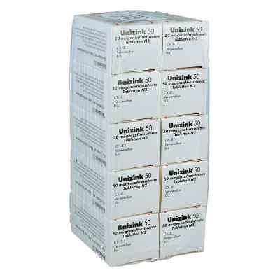 Unizink 50 Tabl. magensaftr. 10X50 szt. od Köhler Pharma GmbH PZN 03441644