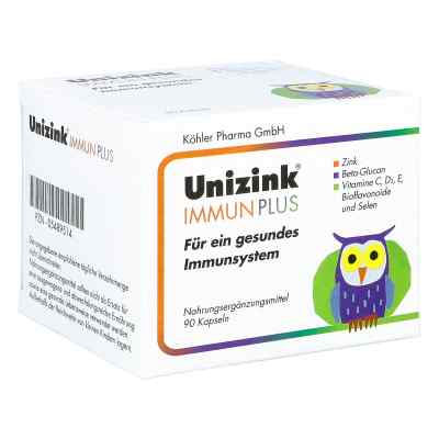 Unizink Immun Plus kapsułki 1X90 szt. od Köhler Pharma GmbH PZN 05489514