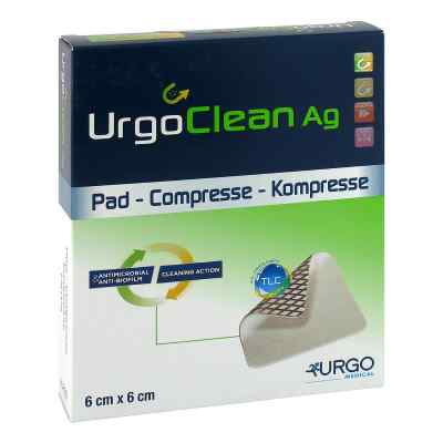 Urgoclean Ag 6x6 cm opatrunek 10 szt. od Urgo GmbH PZN 11370007