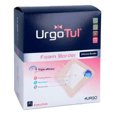 Urgotül Foam Border 8x8 cm Verband