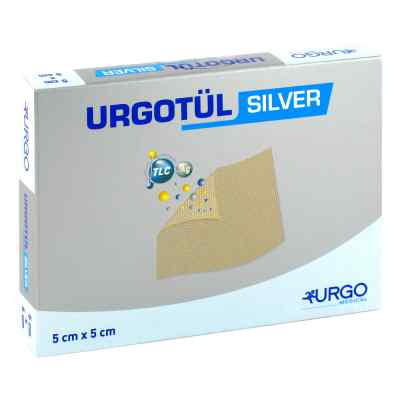 Urgotuel Silver 5x5cm Wundgaze
