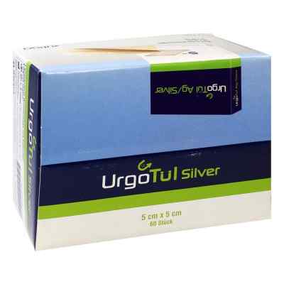 Urgotuel Silver 5x5cm Wundgaze 60 szt. od Urgo GmbH PZN 01686904