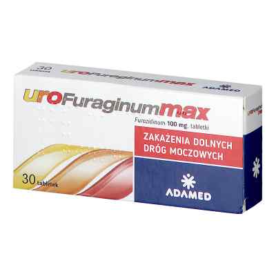 UroFuraginum Max 100 mg 30  od PABIANICKIE ZAKŁ.FARM. POLFA S.A PZN 08300906