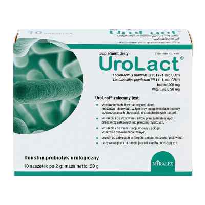 Urolact proszek saszetki 10  od MASTERS SP. Z O.O. PZN 08300322