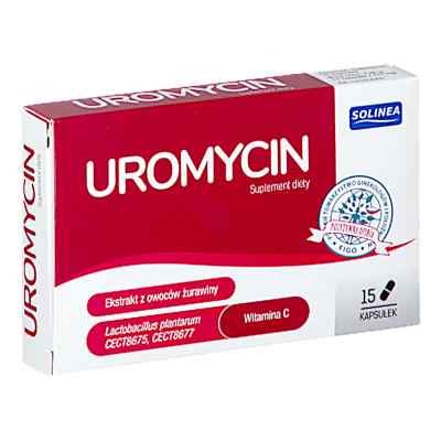 Uromycin kapsułki 15  od SOLINEA SP. Z O.O. SP.K. PZN 08303624