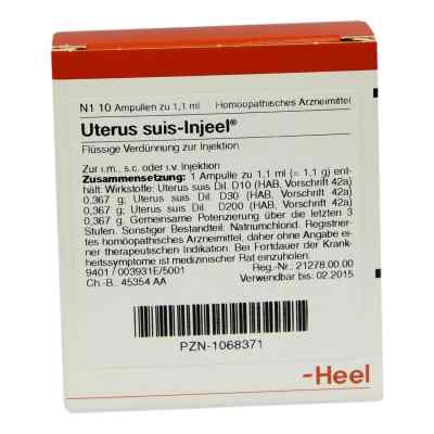 Uterus Suis Injeele 10 szt. od Biologische Heilmittel Heel GmbH PZN 01068371