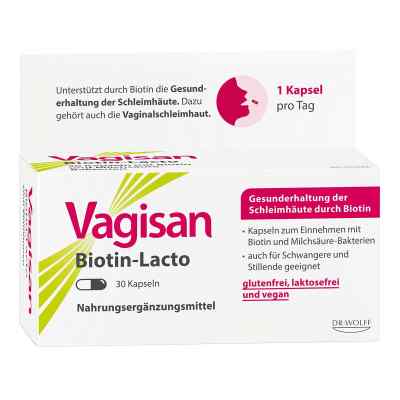 Vagisan Biotin-Lacto kapsułki 30 szt. od Chr. Hansen A/S PZN 10795584