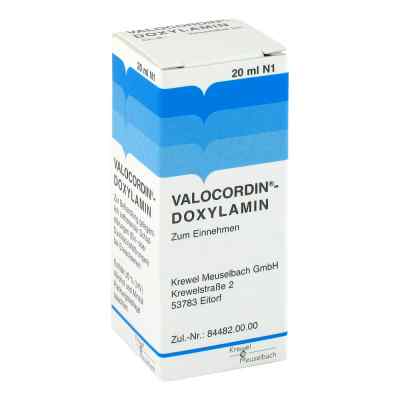 Valocordin Doxylamin w kroplach 20 ml od Krewel Meuselbach GmbH PZN 01741419