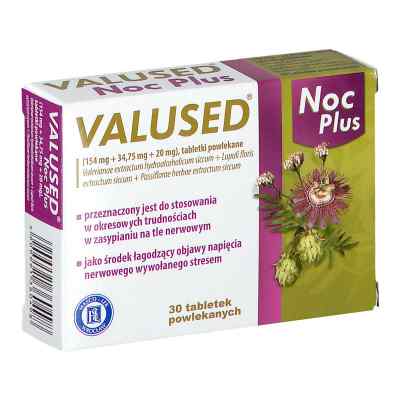 Valused Noc Plus 30  od PRZEDSIĘBIORSTWO PRODUKCJI FARMACEUTYCZNEJ HASCO-L PZN 08301612