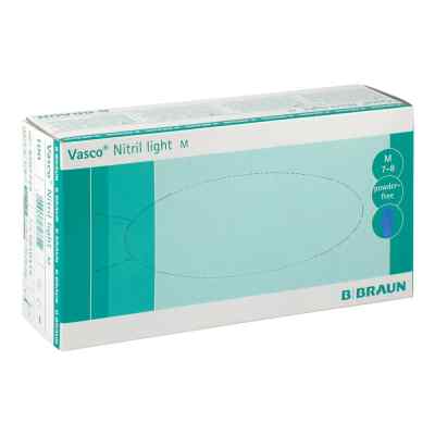 Vasco Nitril Light Untersuchungshandschuhe M 100 szt. od B. Braun Melsungen AG PZN 06810415