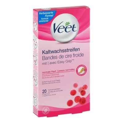 Veet Kaltwachs-streifen normale Haut 20 szt. od Reckitt Benckiser Deutschland GmbH PZN 06081442