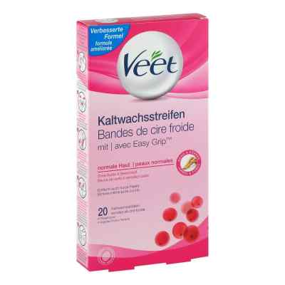 Veet Kaltwachs-streifen normale Haut 20 szt. od Reckitt Benckiser Deutschland Gm PZN 06081442