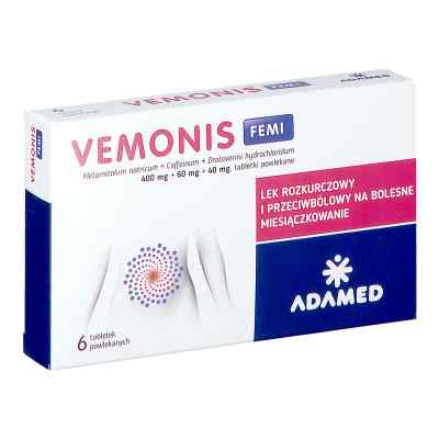 Vemonis Femi tabletki powlekane 6  od ADAMED PHARMA SPÓŁKA AKCYJNA  PZN 08302284