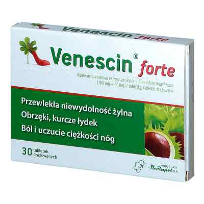 Venescin forte 30 od WROCŁAWSKIE ZAKŁADY ZIELARSKIE