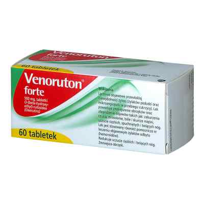 Venoruton forte tabletki 60 od NOVARTIS CONSUMER HEALTH GMBH PZN 08300206
