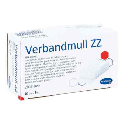 Verbandmull Hartmann 10cmx1m zickzack