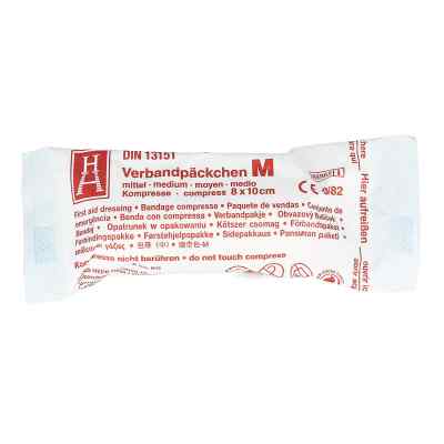 Verbandpaeckchen steril 8 x 10 cm M 1 szt. od Brinkmann Medical ein Unternehmen der Dr. Junghans PZN 03160810