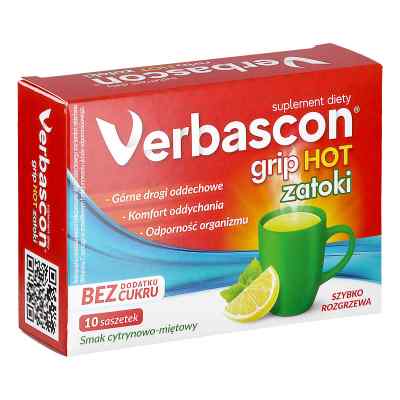 Verbascon Grip Hot Zatoki saszetki