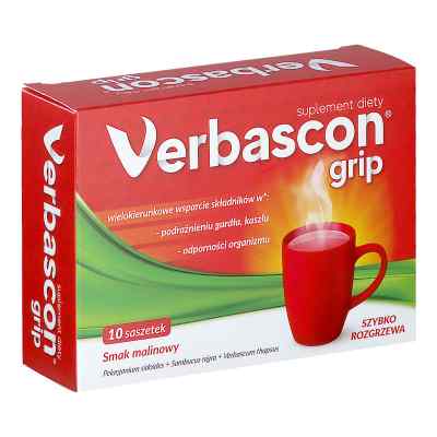 Verbascon Grip saszetki 10  od POLSKI LEK  PZN 08301015