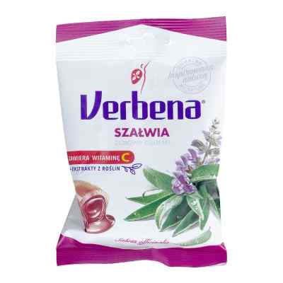 Verbena cukierki szałwia z witaminą C 60 g od IDC HOLDING A.S. PZN 08302588