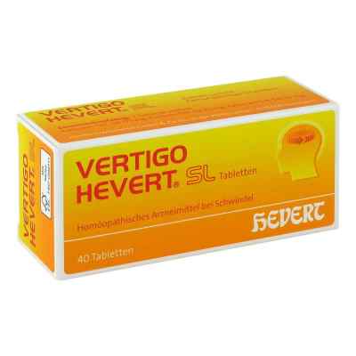 Vertigo Hevert Sl Tabletten 40 szt. od Hevert-Arzneimittel GmbH & Co. K PZN 06766269