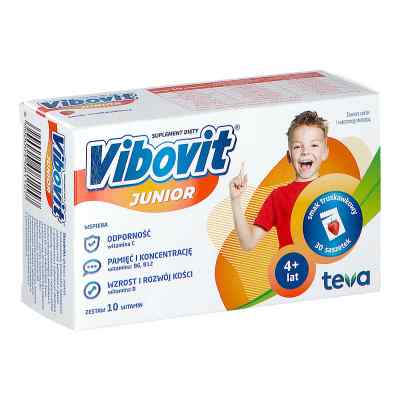 Vibovit Junior truskawkowy saszetki