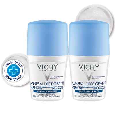 Vichy Deo Roll-on Mineral Dp 2X50 ml od L'Oreal Deutschland GmbH PZN 13059578