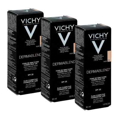 Vichy Dermablend 25 Nude podkład zestaw 3X30 ml od  PZN 08101090