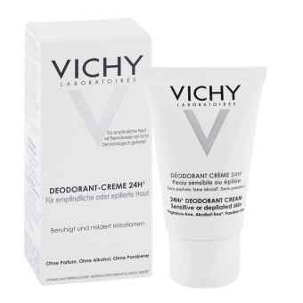 Vichy dezodorant w kremie do skóry wrażliwej 40 ml od L'Oreal Deutschland GmbH Geschäftsbereich VICHY PZN 02574432