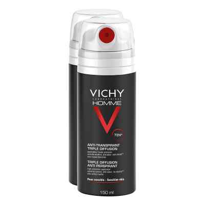 Vichy Homme Deo Spray 72h dla mężczyzn dwupak 2X150 ml od L'Oreal Deutschland GmbH PZN 11162645