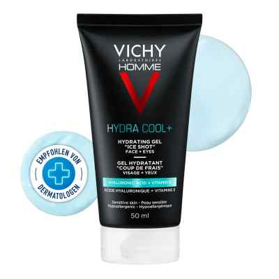 Vichy Homme Hydra Cool+ żel nawilżający z efektem chłodzenia 50 ml od L'Oreal Deutschland GmbH PZN 14029711