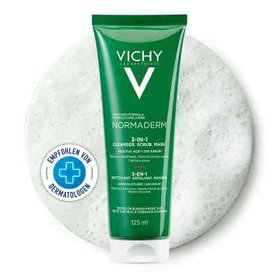 Vichy Normaderm Cleanser Scrub Mask żel do mycia, peeling i mase