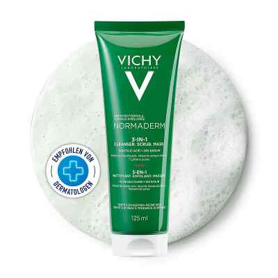 Vichy Normaderm Tri-Aktiv żel oczyszczajacy 3w1 125 ml od L'Oreal Deutschland GmbH PZN 11137251