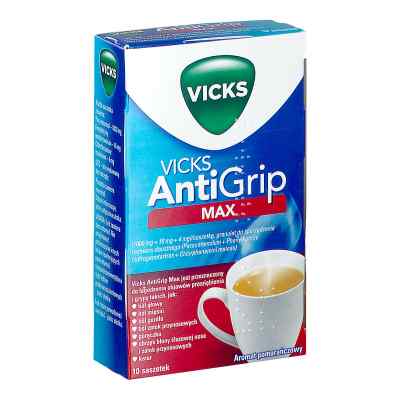 Vicks Antigrip Max (Vicks SymptoMed Max) 10  od LABORATORIOS ALCALA FARMA S.L. PZN 08301490