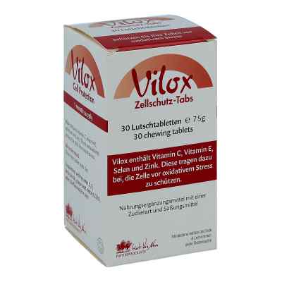 Vilox Zellschutz Tabs pastylki do ssania 30 szt. od Via Nova Naturprodukte GmbH PZN 07702053