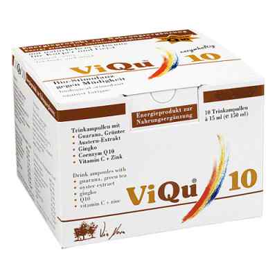 Viqu 10 ampułki 10X15 ml od Via Nova Naturprodukte GmbH PZN 07222896