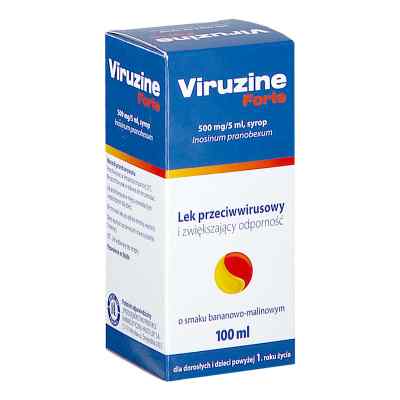 Viruzine Forte syrop 100 ml od PRZEDS. PRODUKCJI FARMACEUTYCZNEJ HASCO-LEK S.A. PZN 08303709