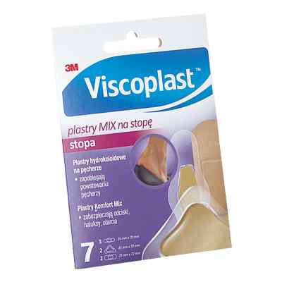 Viscoplast Mix Plastry na stopę 3 rozmiary 7  od  PZN 08304606