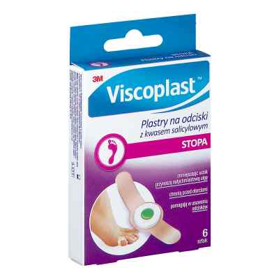 Viscoplast Plastry na odciski z kwasem salicylowym 6  od LANGSTEINER SP. Z O.O. PZN 08302997