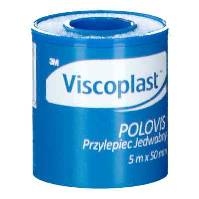 Viscoplast Polovis przylepiec jedwabny 5 m x 50 mm 1  od 3M DEUTSCHLAND GMBH PZN 08303069