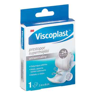 VISCOPLAST Prestopor Supermiękki Plaster do cięcia 1 m x 8 cm 1  od  PZN 08304449