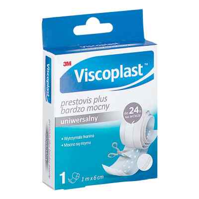 VISCOPLAST Prestovis Plus Bardzo Mocny Plaster do cięcia 1 m x 6