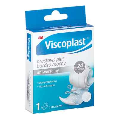 VISCOPLAST Prestovis Plus Bardzo Mocny Plaster do cięcia 1 m x 8