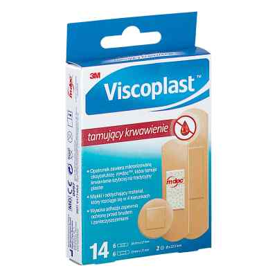 Viscoplast tamujący krwawienie plastry z opatrunkiem