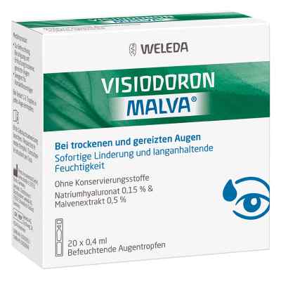 Visiodoron Malva Augentropfen in Einzeldosispipet. 20X0.4 ml od WELEDA AG PZN 08864740